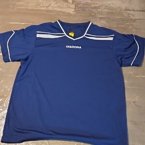 Diadora Blue Athletic Shirt